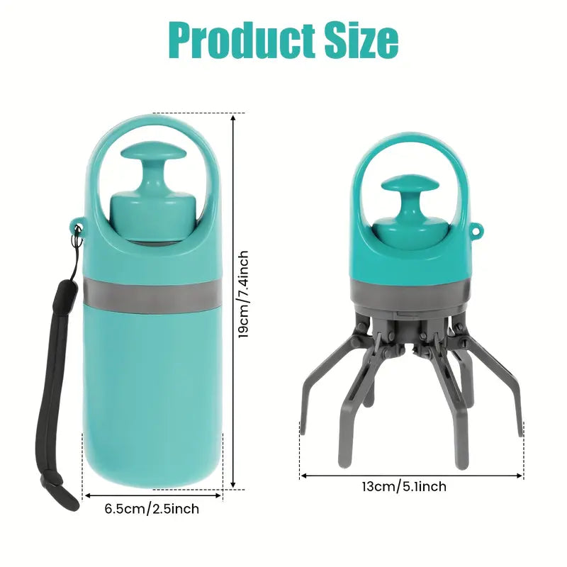 Portable Poop Scoop with Waste Bag Dispenser